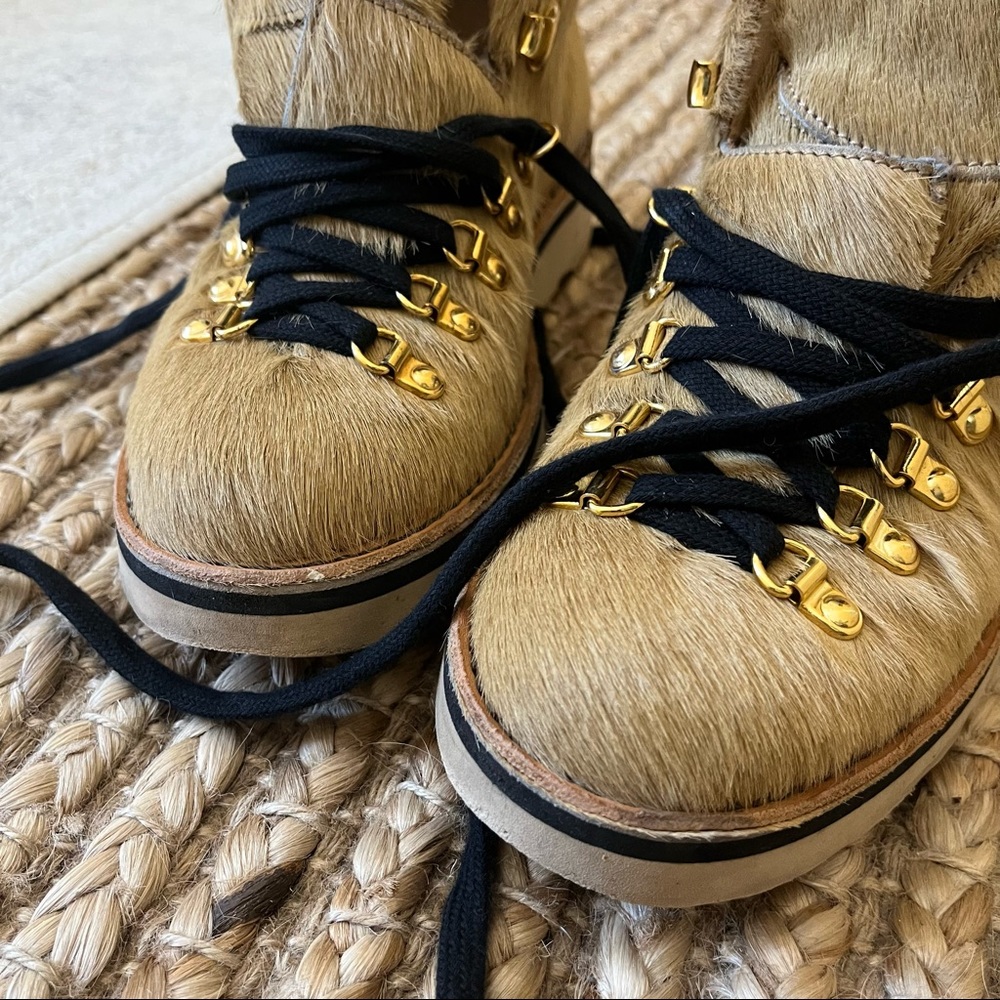 Fracap M120 S. Sherwin Pony Beige Women Boots